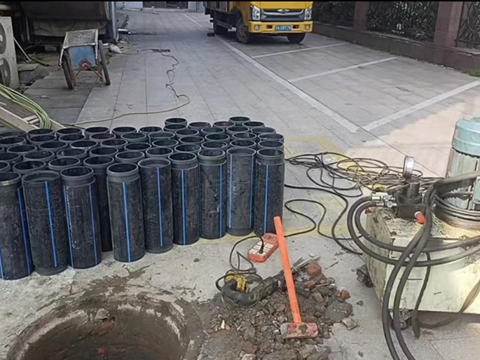 青松乡PE置换管厂家 DN315置换管 非开挖管短管置换